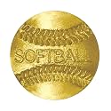Sports Chenille Lapel Pins: 44 Varieties - Bright Gold - Unisex - Clutch Back