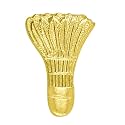 Sports Chenille Lapel Pins: 44 Varieties - Bright Gold - Unisex - Clutch Back