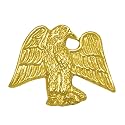 Sports Chenille Lapel Pins: 44 Varieties - Bright Gold - Unisex - Clutch Back