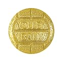 Sports Chenille Lapel Pins: 44 Varieties - Bright Gold - Unisex - Clutch Back