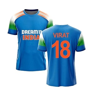 Sports Cricket India Virat 18 Jersey ODI