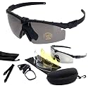 Sports Goggles Anti Fog Glasses Sunglasses with 3 Interchangeable Lens