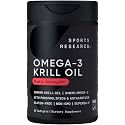 Sports Research® Antarctic Omega-3 Krill Oil 1000mg, 30 Softgels