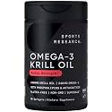 Sports Research® Antarctic Omega-3 Krill Oil 1000mg, 60 Softgels
