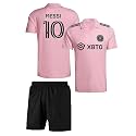 Sports Soccer Messi 10 Pink Inter Jersey