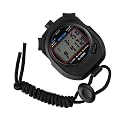 Sports Stopwatches Double Line Display 10 Memory Slots Ergonomic Wristband for Trainer and Fitness Tracking Indoor Outdoor Sports Timers