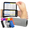Sports Unlimited Youth Triple Wrist Coach, Football Wristbands for Plays, Baseball Wristbands, QB Arm Bands