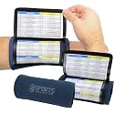Sports Unlimited Youth Triple Wrist Coach, Football Wristbands for Plays, Baseball Wristbands, QB Arm Bands