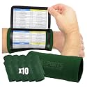 Sports Unlimited Youth Triple Wrist Coach, Football Wristbands for Plays, Baseball Wristbands, QB Arm Bands