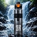 Sports Water Bottle with Straw amp Carry