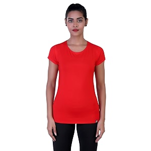 Sports Womens Regular Fit Round Neck T-Shirt