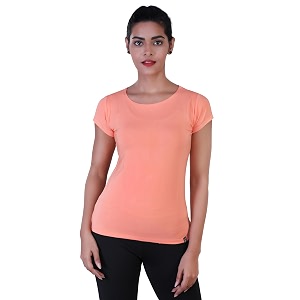 Sports Womens Regular Fit Round Neck T-Shirt