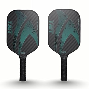 xtrieve-3k pickle ball racket set of 2  16mm 3k carbon fiber surface t700  dense 8 mm pp core  max power amp top spin  aipa approved pickleball paddle of usapa standards - teal