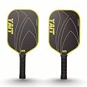 Xtrieve USAPA Approved T700 Raw Carbon Fiber Pickleball Racket | 16mm Frosted Surface | Dense 8 mm PP Core | Textured Surface with Pro-Level Spin | AIPA Approved USAPA Pickleball Paddle - Grey