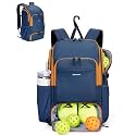 sportsnew Waterproof Pickleball Bag Men Women W/Shoe Compartment Fence Hook