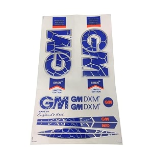 sportsworld 3d embossed laminated glossy high shine cricket bat sticker