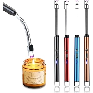 sposito electric rechargeable plasma gas lighter for kitchen lighter for gas stove candles pooja c-type usb kitchen tools multi purpose - 360 flexible amp windproof