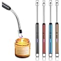 SPOSITO Electric Rechargeable Plasma Gas Lighter for Kitchen, Lighter for Gas Stove, Candles, Pooja, C-Type USB, Kitchen Tools, Multi Purpose - 360° Flexible & Windproof