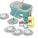 Spotzero By Milton Elite Mop, Cleaner, Refill Set-(Toilet Cleaner 1 pc - 500 ml, Floor Cleaner 1 pc-1 Ltrs, Multipurpose Cleaner 1 pc - 500 ml, Spin Mop Refill 3pc Pack x 1)