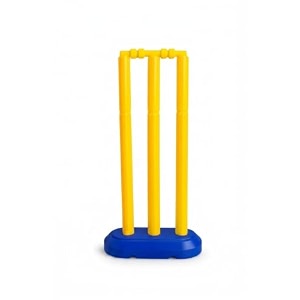 sprawa kids plastic cricket stumps set  51 cm lightweight cricket wickets with 1 big bail  durable plastic stumps for boys amp girls  indoor amp outdoor cricket practice toy