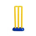 SPRAWA Kids Plastic Cricket Stumps Set | 51 cm Lightweight Cricket Wickets with 1 Big Bail | Durable Plastic Stumps for Boys & Girls | Indoor & Outdoor Cricket Practice Toy