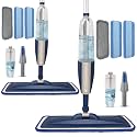 Spray Mop for Floor Cleaning, 2 Pack with Refillable Bottles & Pads