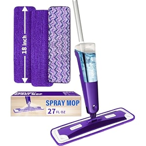spray mop for floor cleaning with bottle amp 3 microfiber pads
