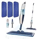 Microfiber Hardwood Floor Spray Mop with 3 Pads &amp; Refillable Bottle