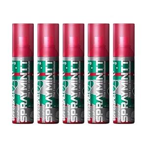 spraymintt mouth freshener  mukhwas  breath freshener  oral hygiene 175 sprays of instant long lasting with zero calories freshness  aamburst flavour  15g - pack of 3