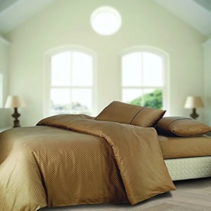 spread spain cotton oxford 400 thread count geometric pattern single bed size zipper duvetquilt cover soft and comfy duvet cover 6034 x 9034 inch brown