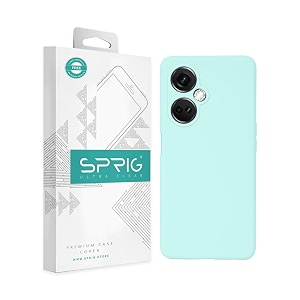 sprig compatible with oneplus nord ce 3 premium silktone back cover drop tested shock proof mobile case for men women boys and girls with camera protection light green