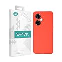 SPRIG Compatible with OnePlus Nord CE 3 Liquid Silicone Premium Back Cover Drop Tested Shock Proof Case for Boys and Girls with Camera Protection for 1+ (Orange)