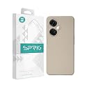 SPRIG Compatible with Oneplus Nord CE 3 Premium SilkTone Back Cover Drop Tested Shock Proof Mobile Case for Men, Women, Boys and Girls with Camera Protection (Light Brown)