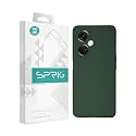 SPRIG Compatible with Oneplus Nord CE 3 Premium SilkTone Back Cover Drop Tested Shock Proof Mobile Case for Men, Women, Boys and Girls with Camera Protection (Dark Green)