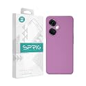 SPRIG Compatible with Oneplus Nord CE 3 Premium SilkTone Back Cover Drop Tested Shock Proof Mobile Case for Men, Women, Boys and Girls with Camera Protection (Purple)