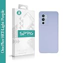 SPRIG Compatible with OnePlus 9RT Phone Liquid Silicone Cover Premium Back Cover Drop Tested Shock Proof Mobile Case for Men, Women, Boys and Girls with Camera Protection (Light Purple)