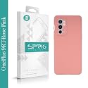 SPRIG Compatible with OnePlus 9RT Phone Liquid Silicone Cover Premium Back Cover Drop Tested Shock Proof Mobile Case for Men, Women, Boys and Girls with Camera Protection (Rose Pink)
