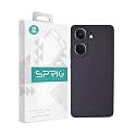 SPRIG Compatible with iQOO Neo 9 Pro Premium SilkTone (Liquid Silicone) Back Cover Drop Tested Shock Proof Mobile Case for Men, Women, Boys and Girls with Camera Protection (Black)