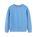 Spring&amp;Gege Youth Basic Sport Crewneck Pullover Sweatshirts for Children（3-14 Years）