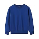 Spring&amp;Gege Youth Basic Sport Crewneck Pullover Sweatshirts for Children（3-14 Years）