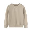 Spring&amp;Gege Youth Basic Sport Crewneck Pullover Sweatshirts for Children（3-14 Years）