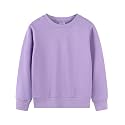Spring&amp;Gege Youth Basic Sport Crewneck Pullover Sweatshirts for Children（3-14 Years）