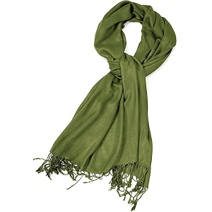 spring board fluffy long lasting viscose ethnic stole scarf for women and girls pack of 1 mehndi