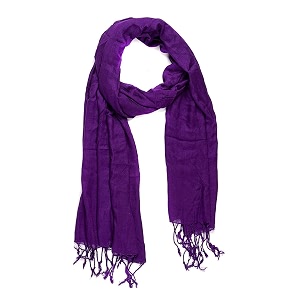 spring board fluffy long lasting viscose ethnic stole scarf for women and girls purple pack of 1