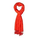 SPRING BOARD Fluffy Long Lasting Viscose Ethnic Stole, Scarf For Women and Girls (Red, Pack of 1)
