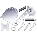Spring Loaded Chain Tensioner fit for 49cc 66cc 80cc Engine Motorized Bike 2 Stroke Engine (Silver)