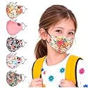 SPRING SEAON Kids Cotton Face Covering 5 Pack Washable Reusable Adjustable