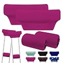 SPRING SEAON Soft Underarm Crutch Padding and Hand Grip Covers,6-Piece Set
