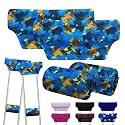 SPRING SEAON Soft Underarm Crutch Padding and Hand Grip Covers,6-Piece Set