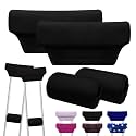 SPRING SEAON Soft Underarm Crutch Padding and Hand Grip Covers,6-Piece Set